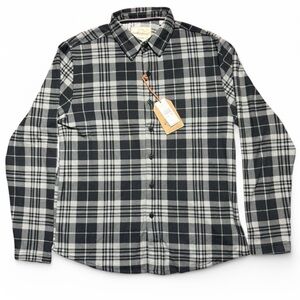 NWT Original Weatherproof Vintage Plaid Button Up Long Sleeve Shirt Mens Sz M